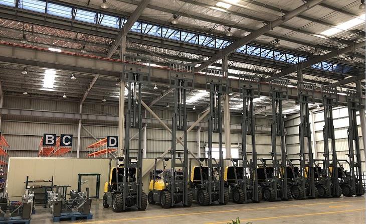 3 ton diesel forklift ready to deliver
