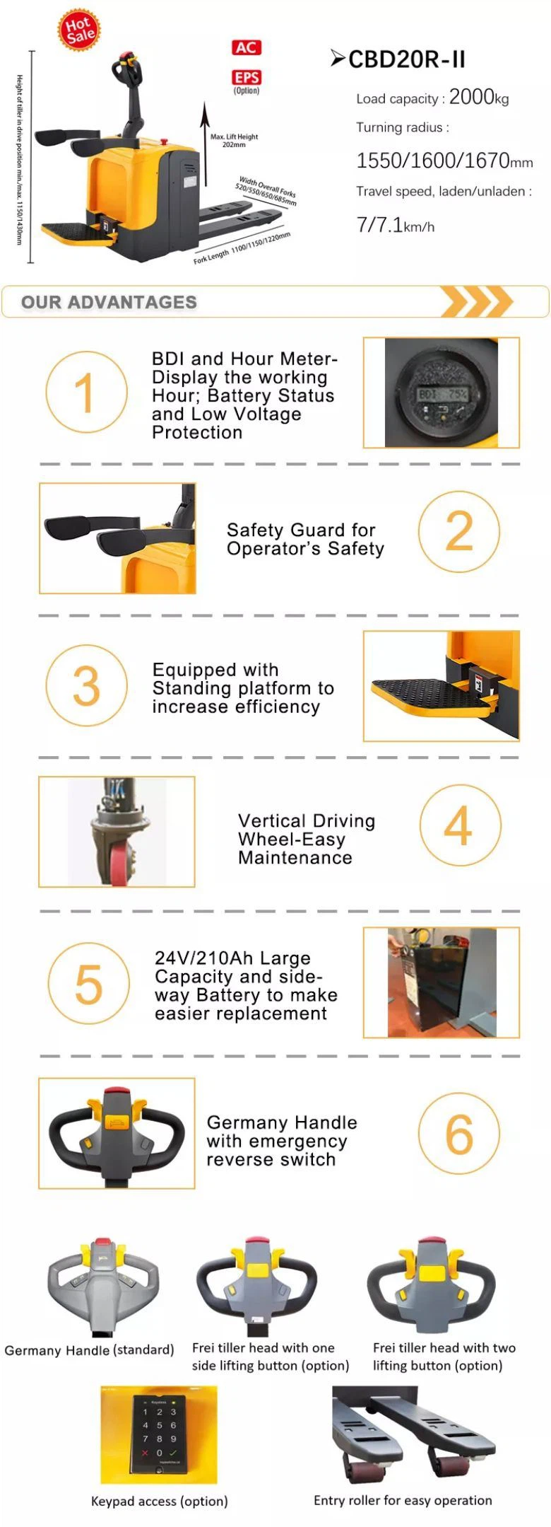 warehouse pallet truck