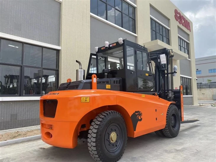12 Ton Diesel Forklift Optional Electric Lithium Ion Battery