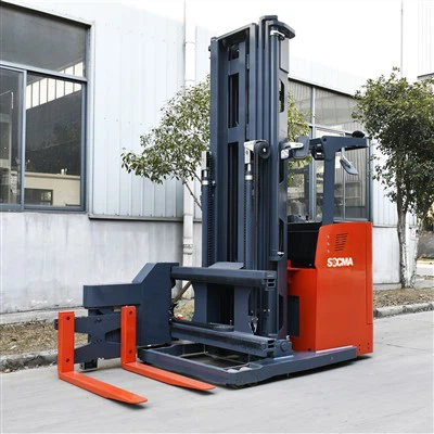 3 Way Electric Pallet Stacker 1500kg With 8 Meter Vift Forklift 3 Way Electric Pallet Stacker Electric Pallet Stacker