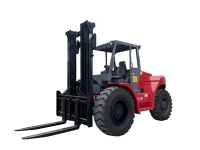 SOCMA 5 Ton All- Terrain Off Road 4x4 Four Wheel Drive 4wd Rough Terrain Forklift