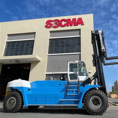 SOCMA 65ton Diesel ForkliftHeavy Duty Forklift For Steel Mills Cement Prefabrication Plants Wind Power Transport