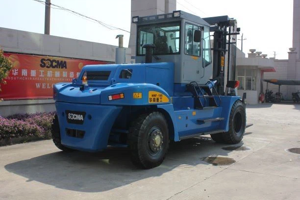 16 Ton Diesel Heavy Forklift Truck Color Blue