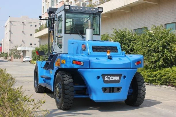 16 Ton Diesel Heavy Forklift Truck Color Blue