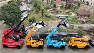 4T Telescopic Forklift With Wood Clamp