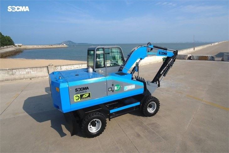 8 Ton Lithium Electric Wheel Excavator