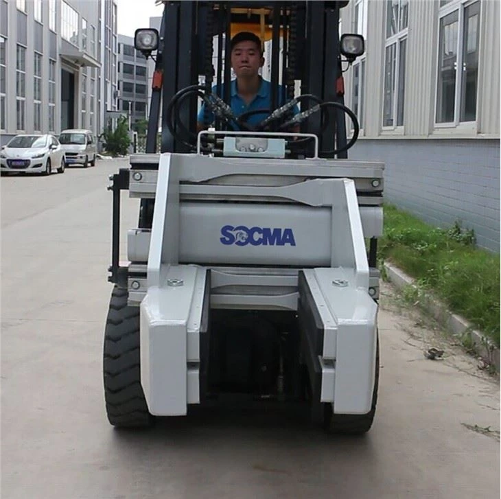 Forklift Attachment Flat Holding Block Clamp For SOCMA Forklift