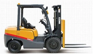 3 Ton Small Diesel Forklift Work In Container