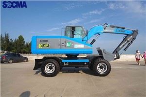 8 Ton Lithium Electric Wheel Excavator