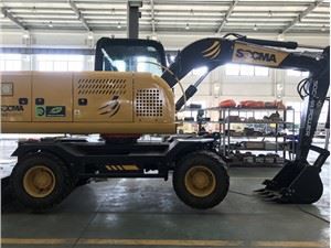 8TON ELECTRIC WHEEL EXCAVATOR BATTERY STYLE