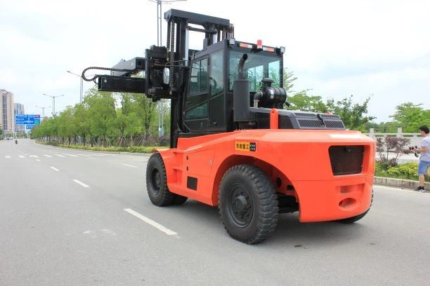 Socma 13.5 Ton Heavy Equipment Forklift For Heavy Equipment Carry Attach Tire Clam