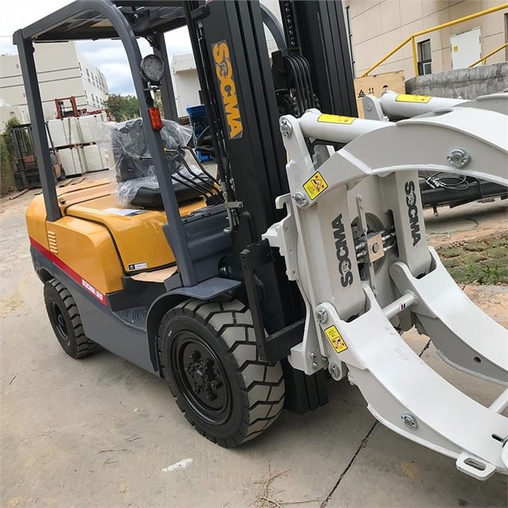 SOCMA 3t Forklift With Paper Roll Clamp
